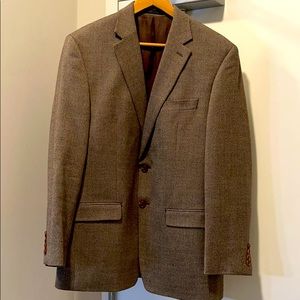 Mens Ralph Lauren Brown double buttoned blazer
